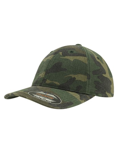 FLE-6977CA-Flexfit Garmet Washed Camo Cap